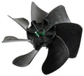 Black Plastic Coleman Mach 10 Condenser Fan Blade 7-Blade - Angled View | United RV Parts