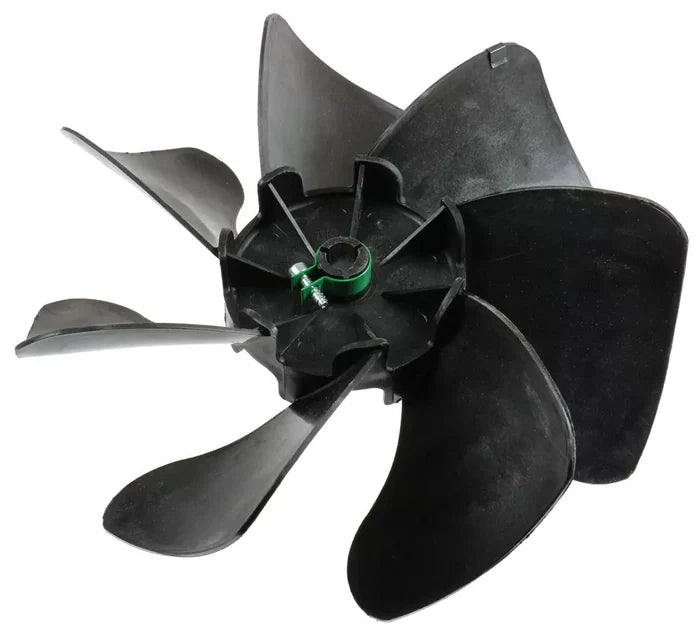 Black Plastic Coleman Mach 10 Condenser Fan Blade 7-Blade - Angled View | United RV Parts
