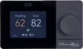 Black Coleman WiFi Wall Thermostat 9420-391 Main Display - Front View | United RV Parts