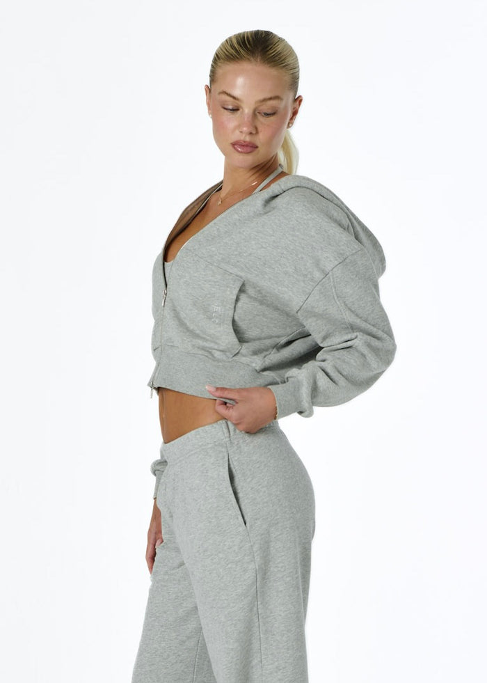 COMFORT ZIP HOODIE - GREY