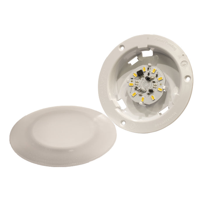 White Command Electronics CMD-001-52L LED Light Internal View with Circuit Board | United RV Parts