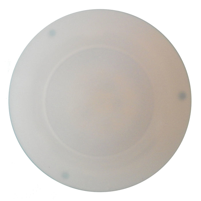 White Command Electronics CMD-001-52L LED Ceiling Light Front View | United RV Parts