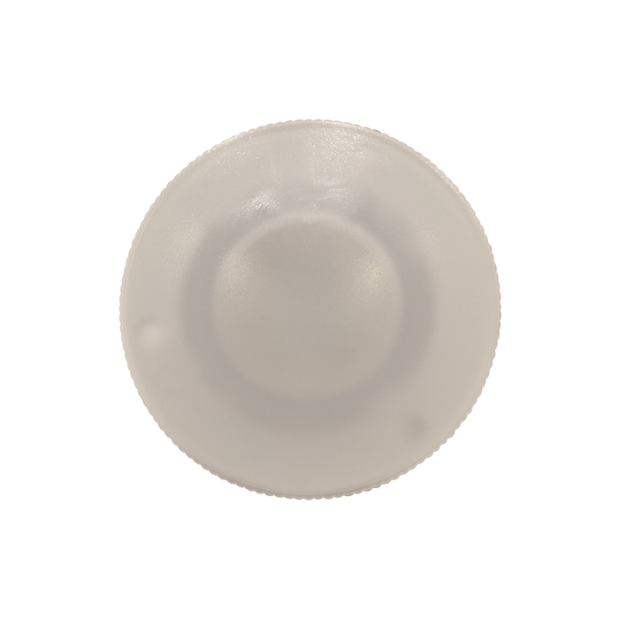 White Plastic LED Light Lens CMD-001-53L - Top View | United RV Parts