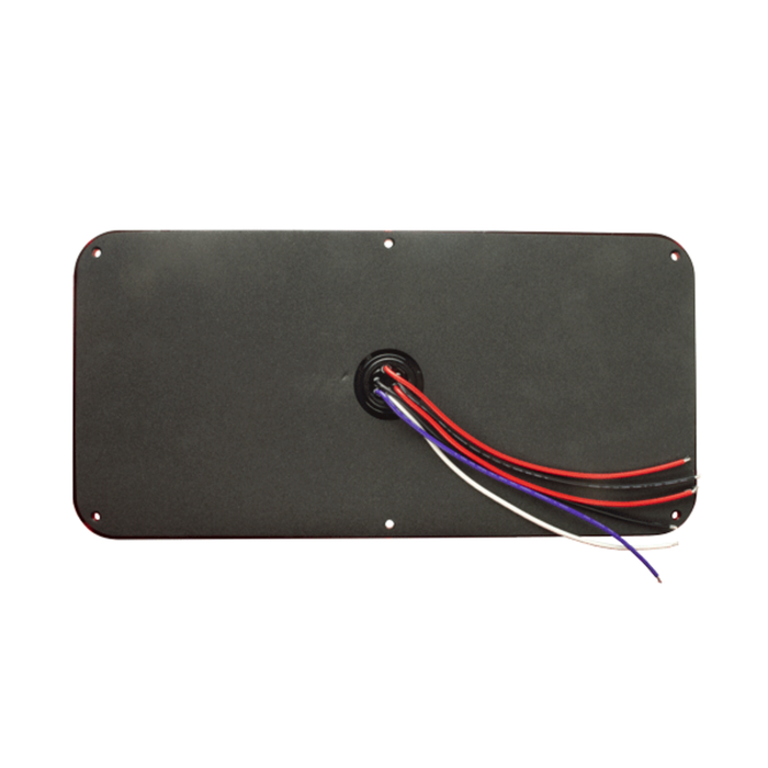 Black Command Electronics LED Tail Light CMD-0033000MI - Back View with Wiring | United RV Parts