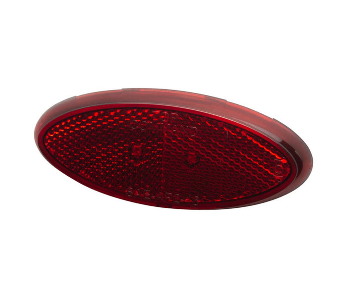 Red LED Oval Clearance Light CMD-003-52R - Top Angle View | United RV Parts