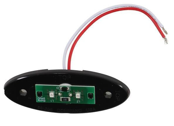 Black LED Circuit Board - Back View with Wiring Detail | United RV Parts