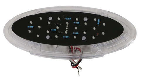 Command Electronics Oval LED Stop-Tail-Turn Light - Top View Showing LED Circuit Board | United RV Parts