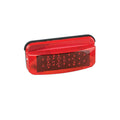 Red LED Command Electronics Stop-Tail-Turn Light - Black Base Side View | United RV Parts