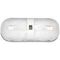 White Command Electronics Omega Double Dome Light - Top View | United RV Parts