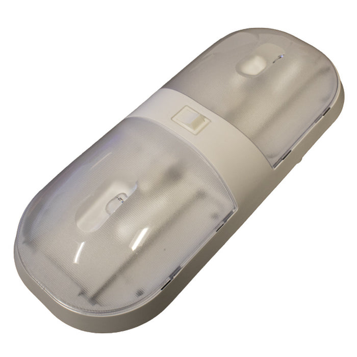 Grey Command Electronics CMD-001-902XPB Dome Light - Angle View | United RV Parts