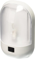 White Polycarbonate RV Interior Dome Light with Rocker Switch - Front Angle | United RV Parts
