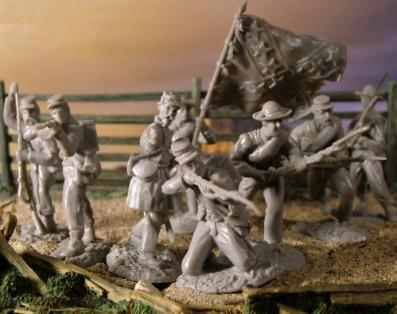 Confederate Plastic Set #1  IN BAGS