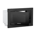 Black Contoure RV-980B 1.0 Cu Ft Built-In Microwave - Three Quarter View | United RV Parts