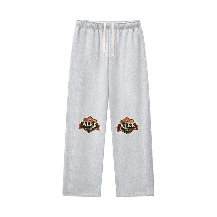 Contrast-Stitched Fleece Sweatpants
