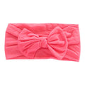 Coral Nylon Bow Headwrap-Mila & Rose ®