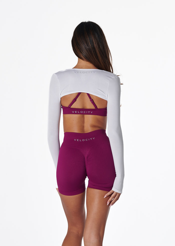 COTTON BOLERO - WHITE