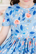 Country Blooms S/S Pocket Twirl Dress-Mila & Rose ®