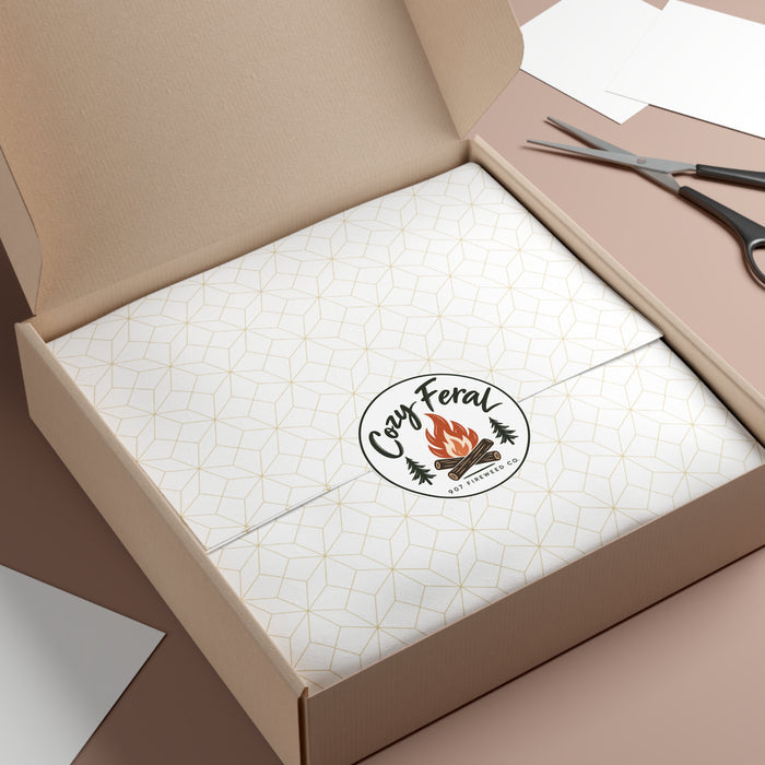 Cozy Feral Campfire Sticker | Alaska Outdoor Sticker | Camping & Adventure Vinyl Sticker | 907 Fireweed Co.