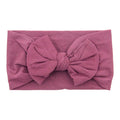 Cranberry Nylon Bow Headwrap-Mila & Rose ®