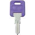 Purple Global Link GL-KEY-BLANK Brass Key - Front View | United RV Parts