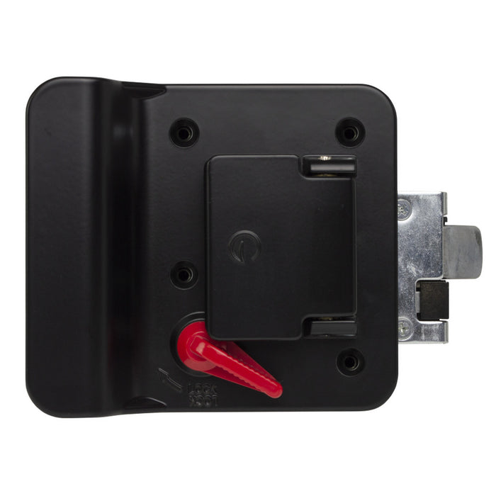 Black Global Link Classic Pro RV Lock - Back Hardware Detail | United RV Parts