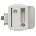 White Global Link Classic Pro RV Entrance Lock - Front View | United RV Parts