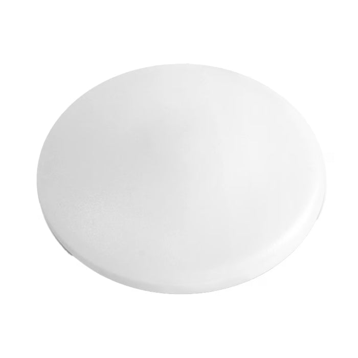 White Round LED RV Interior Ceiling Light DL-0016264-C4-1PK - Front View | United RV Parts