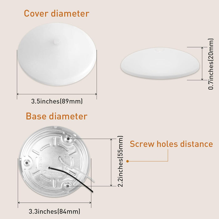 Dream Lighting 4000K Cool White RV Ceiling Light Illuminated - 270 Lumen Output Demo | United RV Parts