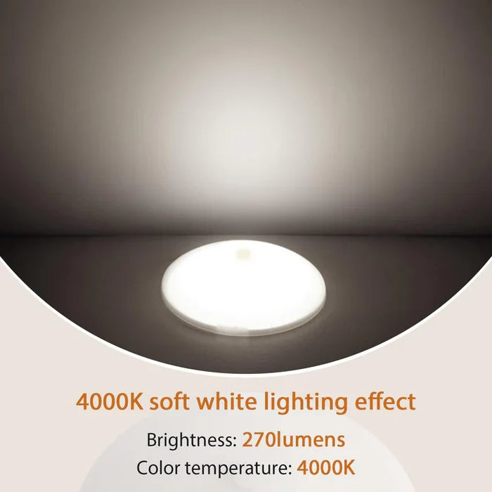 LED RV Ceiling Light DL-0016274-C4-1PK Illuminated - 4000K Cool White 270 Lumen Output | United RV Parts