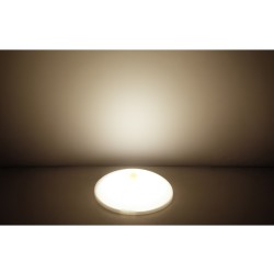 White LED RV Interior Ceiling Light DL-0016274-C4-1PK - Lit Close-Up View 4000K | United RV Parts