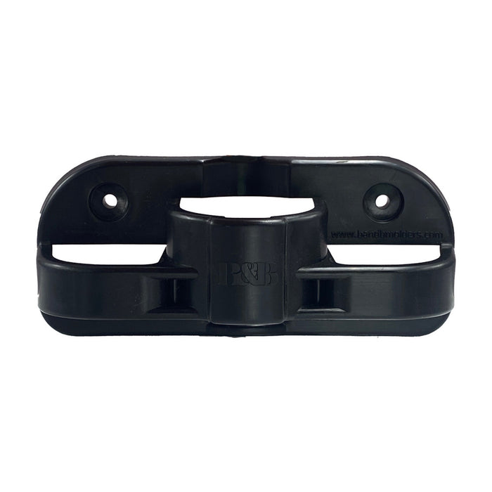 Black Plastic RV Plug Chain Holder - Back View | United RV Parts