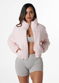 CROPPED PUFFER - PINK