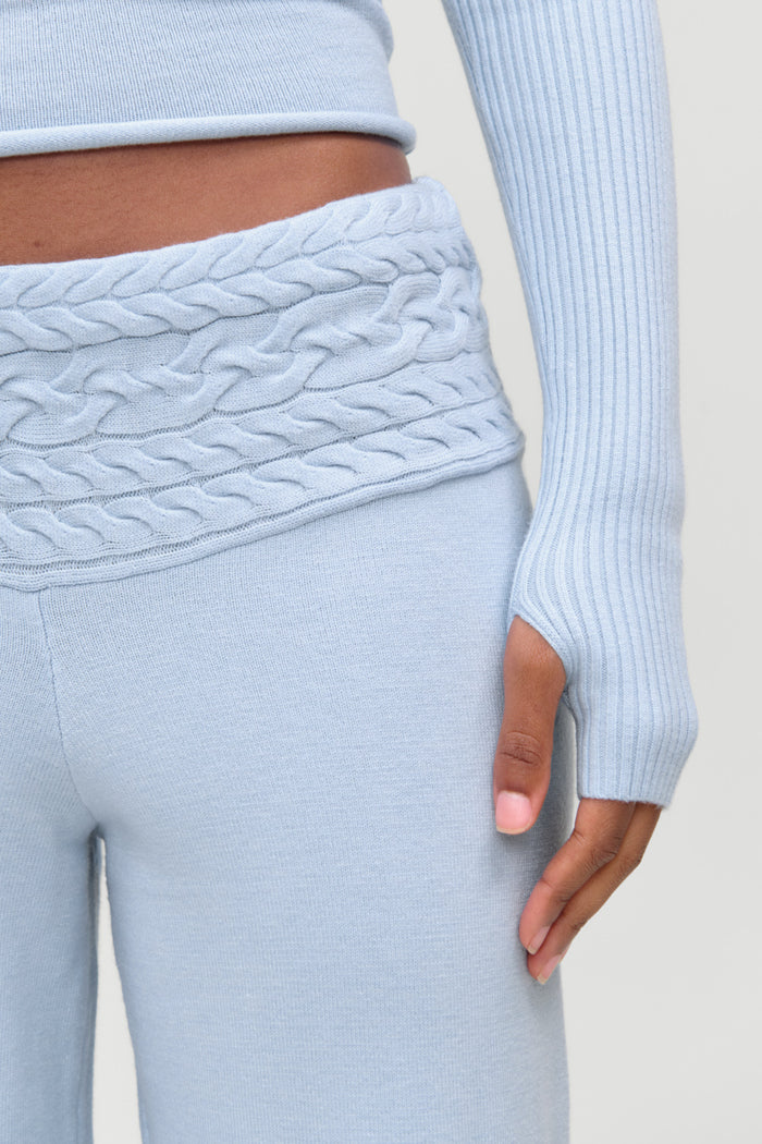 Crosby Cloud Cable Knit Pant - Horizon