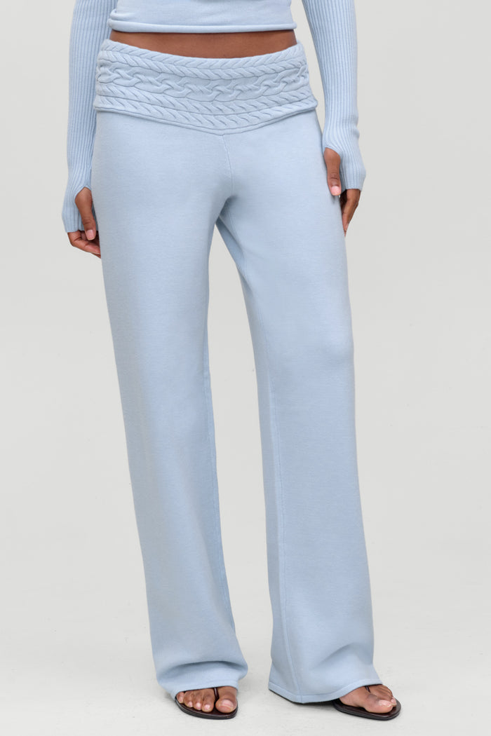 Crosby Cloud Cable Knit Pant - Horizon