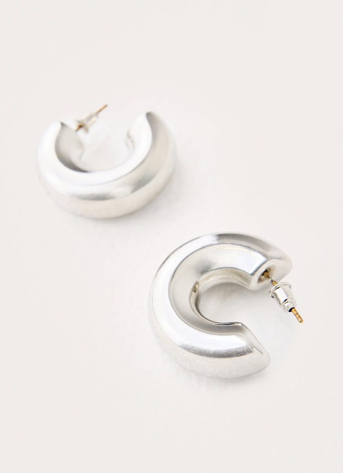 Daily Edit Earrings - Silver