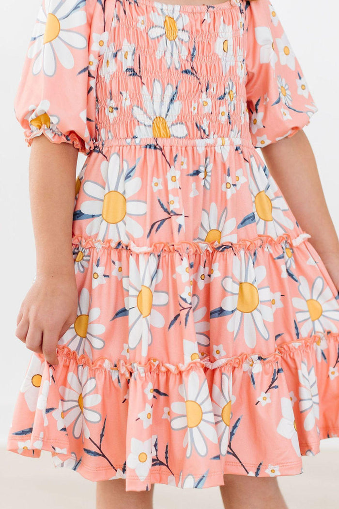 Daisy Darling Smocked Ruffle Dress-Mila & Rose ®