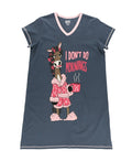 DDM Horse V-Neck Nightshirt: L/XL