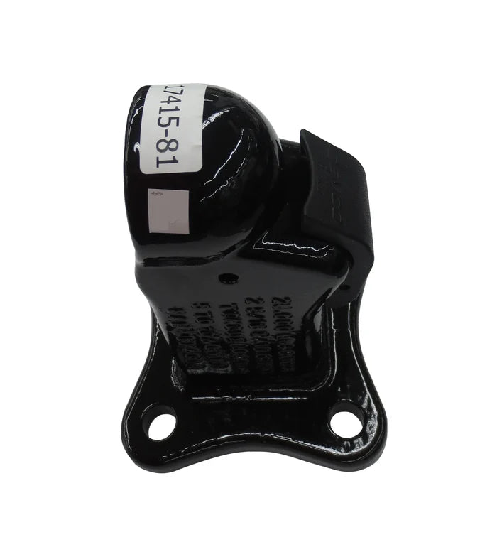 Black Plate-Mount Hitch Coupler - Side Profile View | United RV Parts