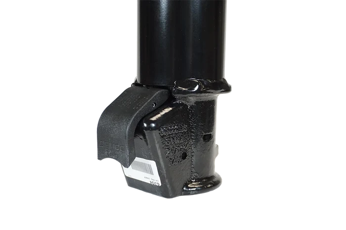 Black Demco EZ-Latch Gooseneck Coupler Detail - Close Up View | United RV Parts