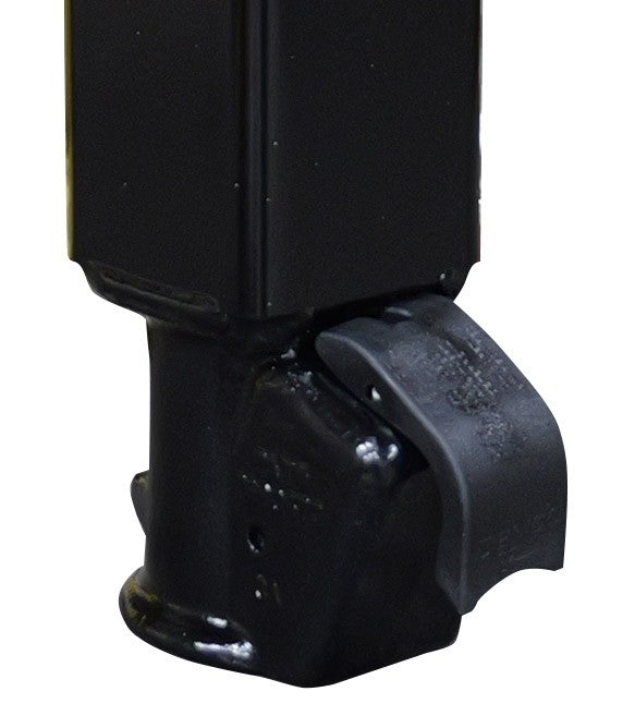 Demco EZ-Latch Gooseneck Coupler Auto-Latch Mechanism Close-Up - 2 5/16" Ball Socket Detail | United RV Parts