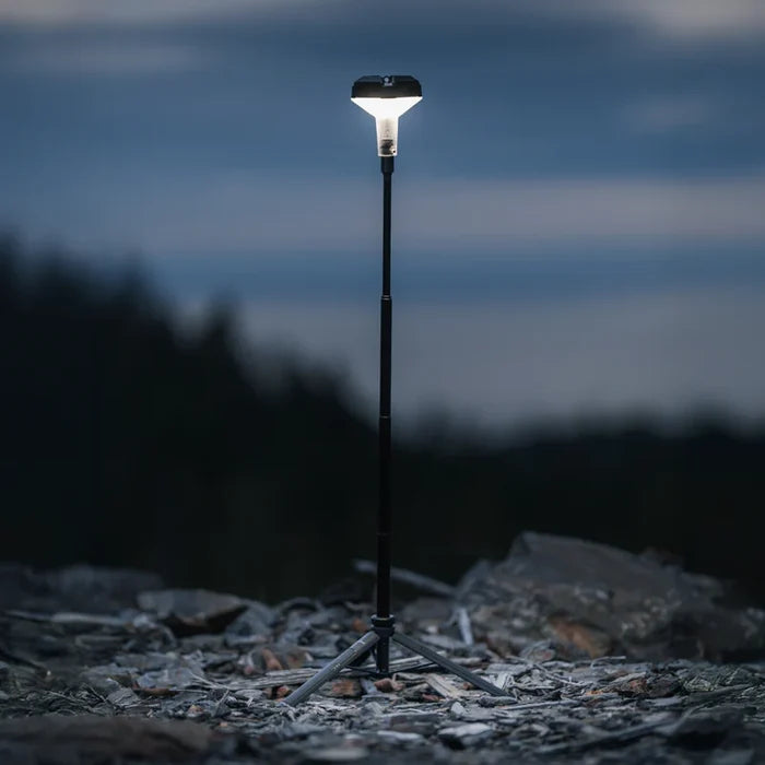 Devos LightRanger 800 Mini LED Lantern on Tripod - Outdoor Camping Scene | United RV Parts
