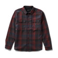 Stylish Roark plaid dress shirt featuring tartan design and pocket, perfect for adventure and outdoor settings