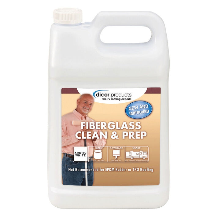 Dicor Fiberglass Clean & Prep RP-FCP-1 1 Gallon Jug - Front Label | United RV Parts
