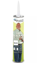 Black Dicor 501LSB-1 Self Leveling Lap Sealant Tube - Front View | United RV Parts