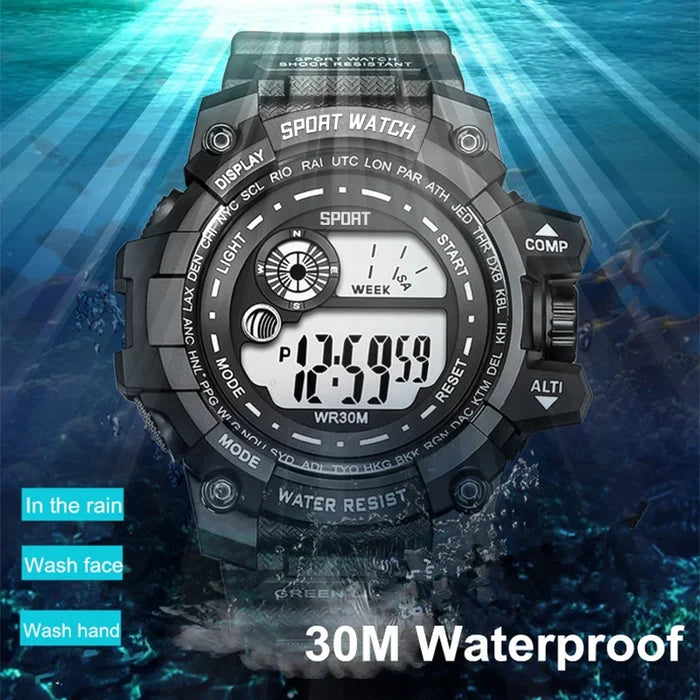 Digital Watches Luminous Fashion Sport Waterproof Watches
