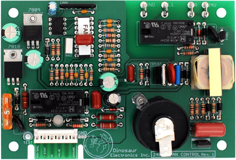 Green Dinosaur Electronics 24VACFANBOARD Universal Ignitor Board - Top View | United RV Parts