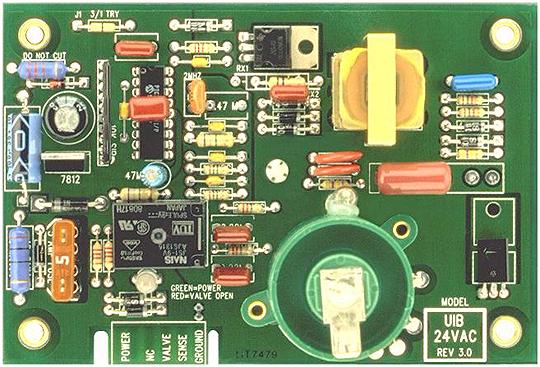 Green Dinosaur Electronics UIB 24VAC Universal Ignitor Board - Top View | United RV Parts