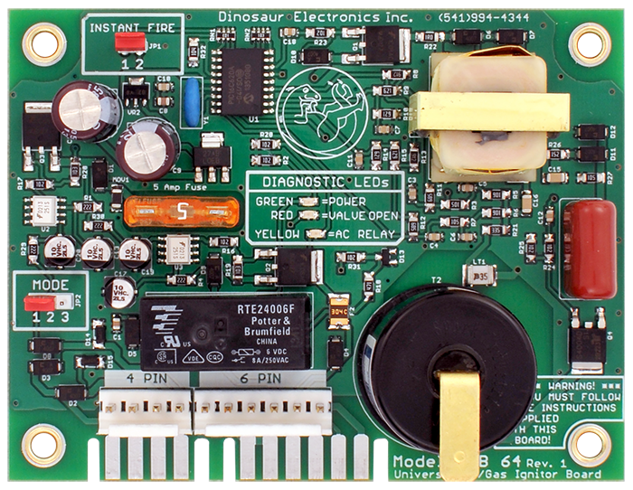Green Dinosaur Electronics UIB 64 Universal Ignitor Board - Top View | United RV Parts