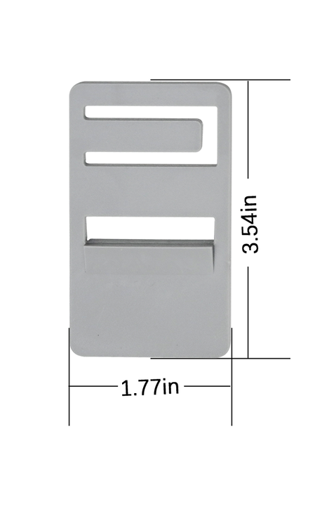RV Refrigerator Door Handle Clip - Dimension Diagram with Measurements | United RV Parts