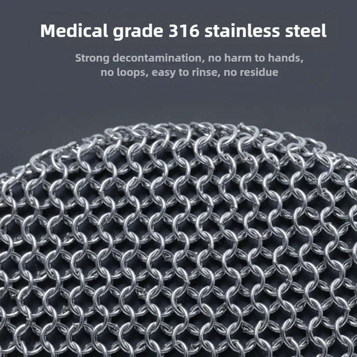 Dishwashing Rags for Kitchen Non-Scratch Wire Stainless Steel Dishwashing Rags